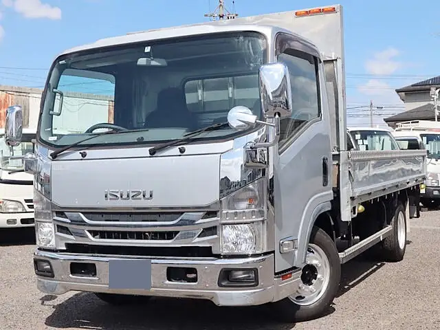 いすゞ エルフ 小型 平ボディ 床鉄板 2RG-NPR88Nの中古トラック画像1