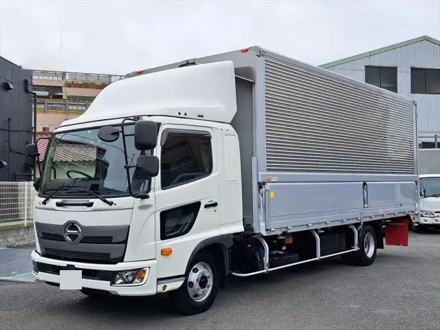 日野 レンジャー 中型/増トン ウイング エアサス ベッドの中古トラック画像1