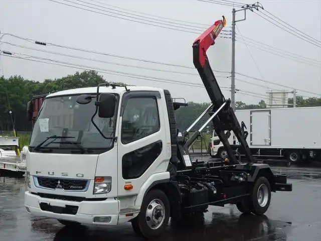 三菱 ファイター 中型/増トン アームロール コンテナ付き ツインホイスト の中古トラック【車両No.149281】