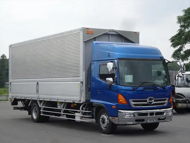 日野 レンジャー 中型/増トン ウイング パワーゲート ベッドの中古トラック画像2