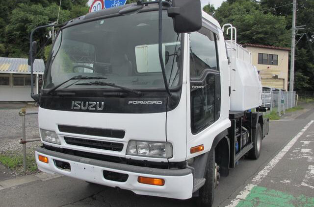 いすゞ フォワード 中型 タンク車 高圧洗浄車