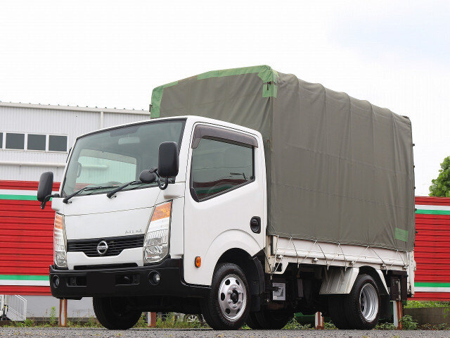 日産 アトラス 小型 平ボディ 幌 パワーゲート｜画像1