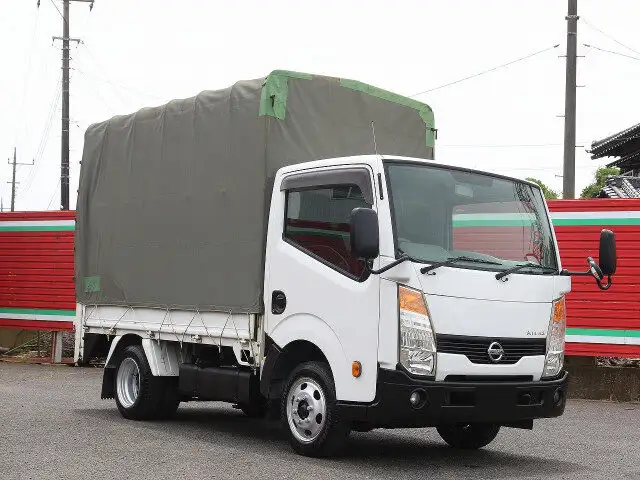 日産 アトラス 小型 平ボディ 幌 パワーゲートの中古トラック画像2