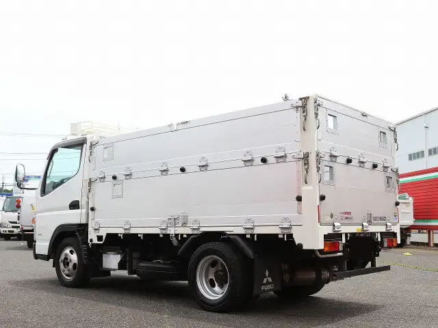 三菱 キャンター 小型 平ボディ 床鉄板 アルミブロックの中古トラック画像5