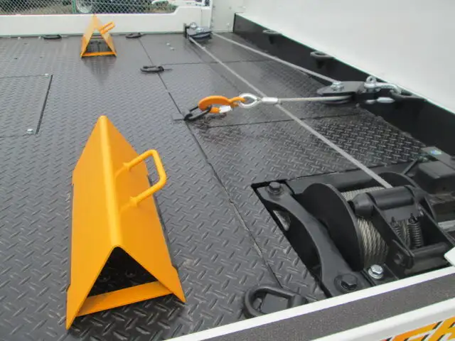 三菱 キャンター 小型 車両重機運搬 ラジコン ウインチの中古トラック画像12