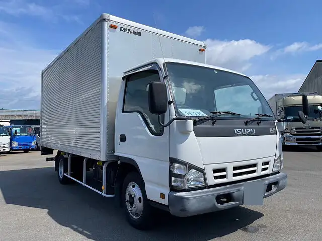 いすゞ エルフ 小型 アルミバン パワーゲート PB-NPR81ANの中古トラック画像1