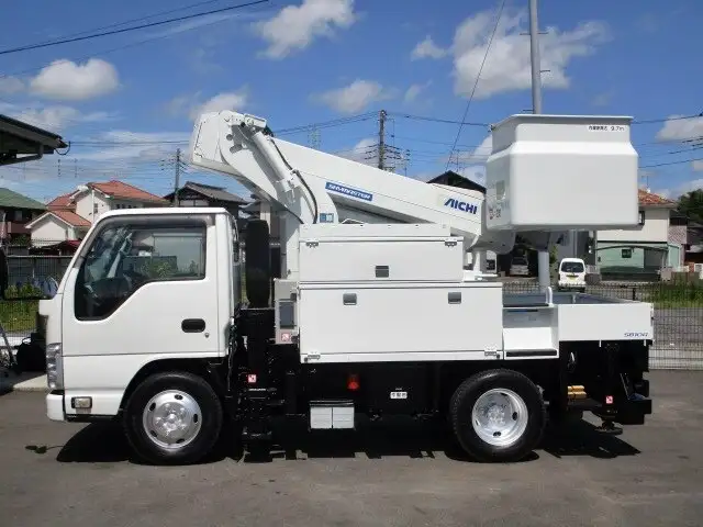 いすゞ エルフ 小型 高所・建柱車 高所作業車 TKG-NKR85ANの中古トラック画像4