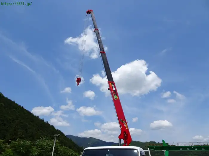 三菱 キャンター 小型 クレーン付 4段 ラジコンの中古トラック画像9