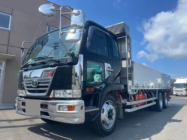 日産UD コンドル 中型/増トン 平ボディ アルミブロック ベッドの中古トラック画像1