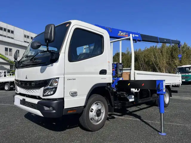 三菱 キャンター 小型 クレーン付 4段 ラジコン の中古トラック【車両No.149526】