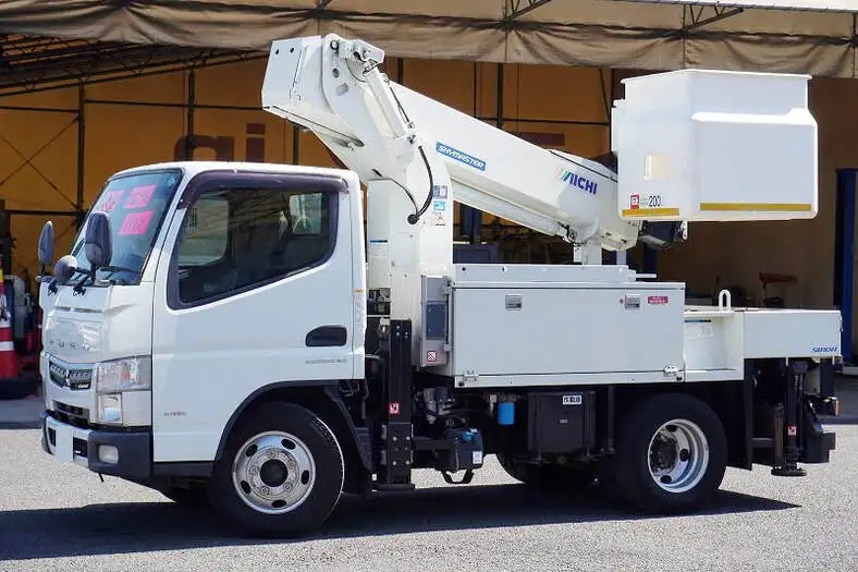 三菱 キャンター 小型 高所・建柱車 高所作業車 電工仕様 の中古トラック【車両No.149553】