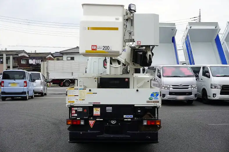 三菱 キャンター 小型 高所・建柱車 高所作業車 電工仕様の中古トラック画像3