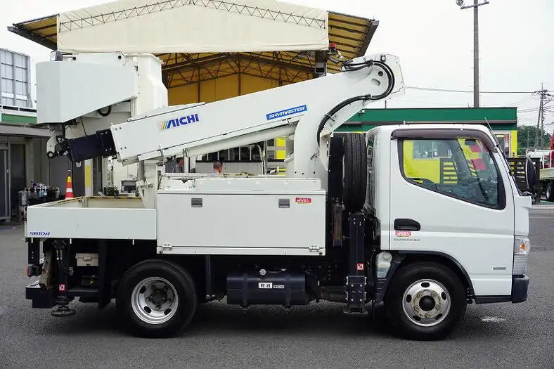 三菱 キャンター 小型 高所・建柱車 高所作業車 電工仕様の中古トラック画像2