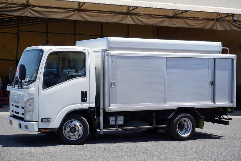 いすゞ エルフ 小型 アルミバン 標準ロング TKG-NLR85N