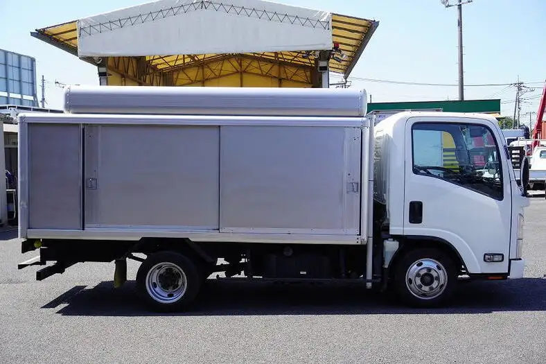 いすゞ エルフ 小型 アルミバン ボトルカー TKG-NLR85Nの中古トラック画像2