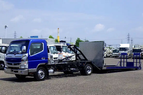 三菱 キャンター 小型 車両重機運搬 ラジコン ウインチの中古トラック画像1