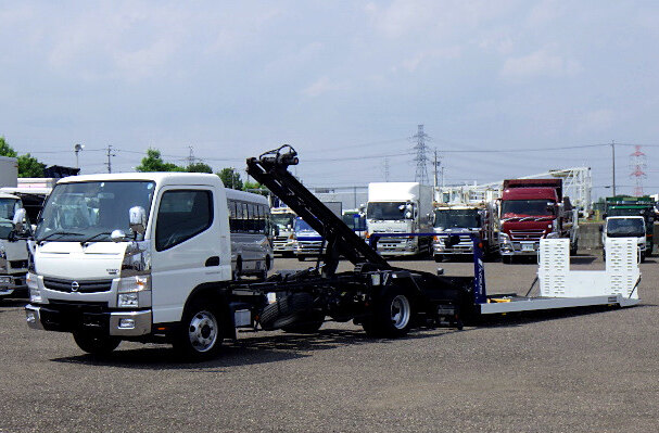 日産 アトラス 小型 車両重機運搬 キャリアカー TRG-FEB8W