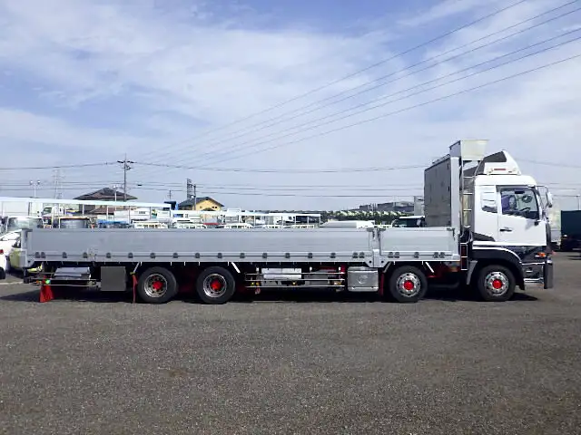 日産UD クオン 大型 平ボディ アルミブロック エアサスの中古トラック画像2