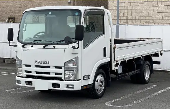 いすゞ エルフ 小型 平ボディ BKG-NMR85R H22の中古トラック画像1