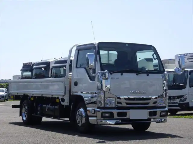 いすゞ エルフ 小型 平ボディ 床鉄板 2RG-NKR88ANの中古トラック画像2