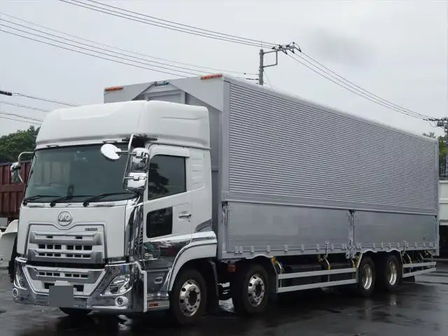 日産UD クオン 大型 ウイング パワーゲート ハイルーフの中古トラック画像1