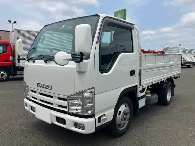 いすゞ エルフ 小型 平ボディ カスタム BKG-NKR85Aの中古トラック画像1