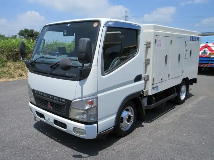 三菱 キャンター 小型 タンク車 高圧洗浄車 PA-FB70BBの中古トラック画像1