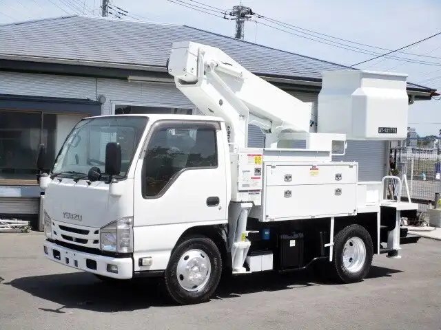 いすゞ エルフ 小型 高所・建柱車 高所作業車 TPG-NKR85ANの中古トラック画像1