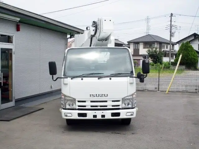 いすゞ エルフ 小型 高所・建柱車 高所作業車 SKG-NKR85ANの中古トラック画像2