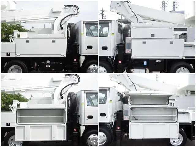 いすゞ エルフ 小型 高所・建柱車 高所作業車 SKG-NKR85ANの中古トラック画像14
