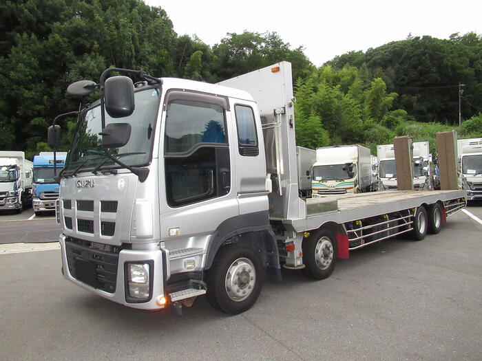 いすゞ ギガ 大型 車両重機運搬 セルフローダー QKG-CYH77A