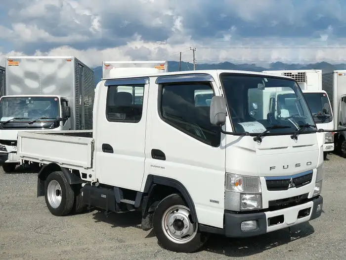 三菱 キャンター 小型 平ボディ Wキャブ TPG-FBA00の中古トラック画像3