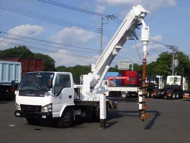 いすゞ エルフ 小型 高所・建柱車 建柱車 PB-NKR81Nの中古トラック画像1