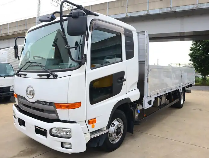 日産UD コンドル 中型/増トン 平ボディ アルミブロック ベッドの中古トラック画像1