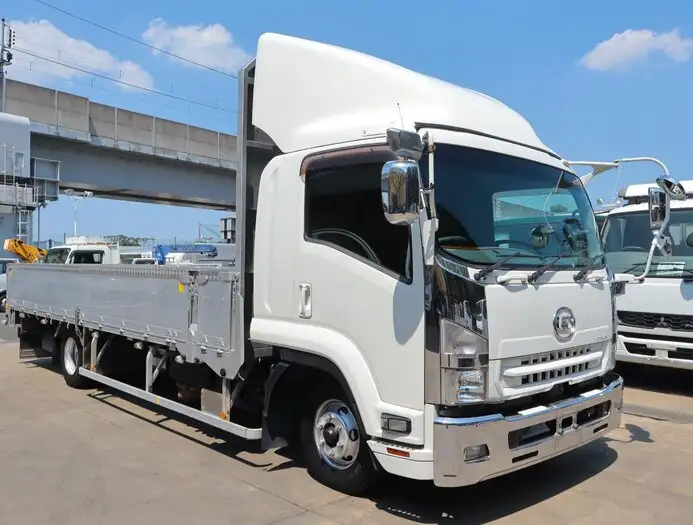 日産UD コンドル 中型/増トン 平ボディ アルミブロック エアサスの中古トラック画像2