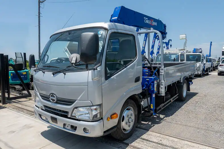 日野 デュトロ 小型 クレーン付 標準ロング TKG-XZU655M の中古