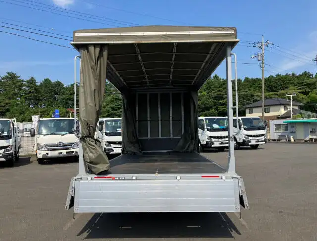 いすゞ エルフ 小型 平ボディ 幌 アルミブロックの中古トラック画像5