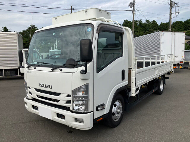 いすゞ エルフ 小型 平ボディ ワイドロング
