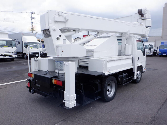 いすゞ エルフ 小型 高所・建柱車 高所作業車 電工仕様｜画像2
