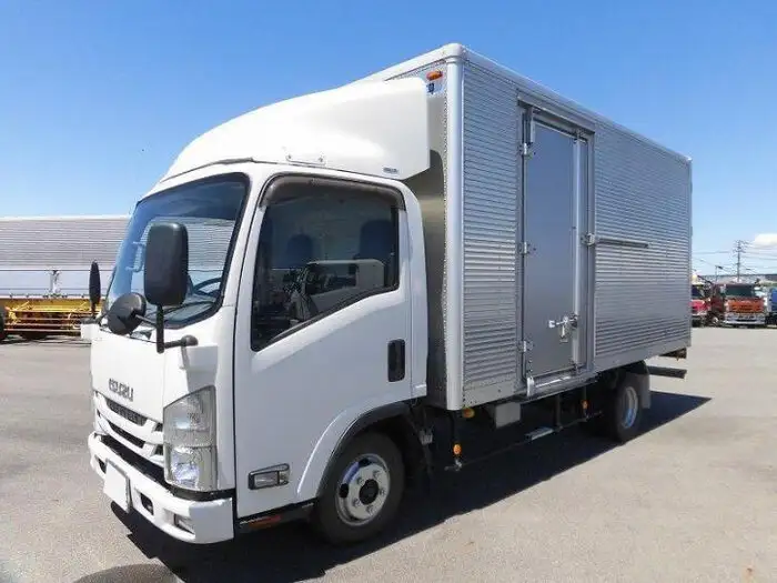 いすゞ エルフ 小型 アルミバン サイドドア TRG-NLR85ANの中古トラック画像1
