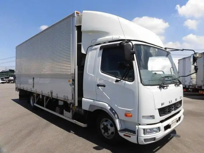三菱 ファイター 中型/増トン ウイング エアサス ベッドの中古トラック画像2