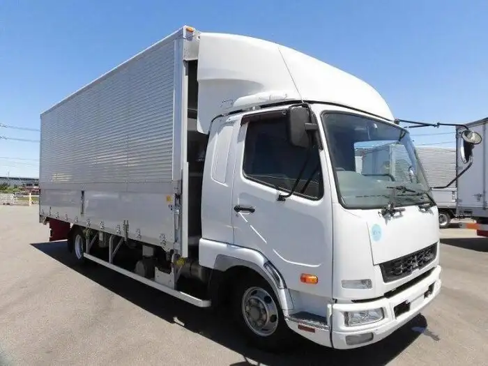 三菱 ファイター 中型/増トン ウイング エアサス ベッドの中古トラック画像2