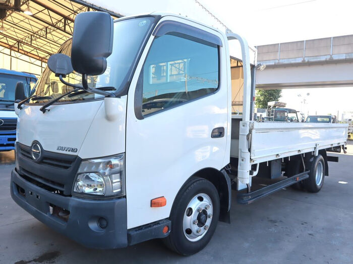日野 デュトロ 小型 平ボディ ワイドロング TKG-XZU710M