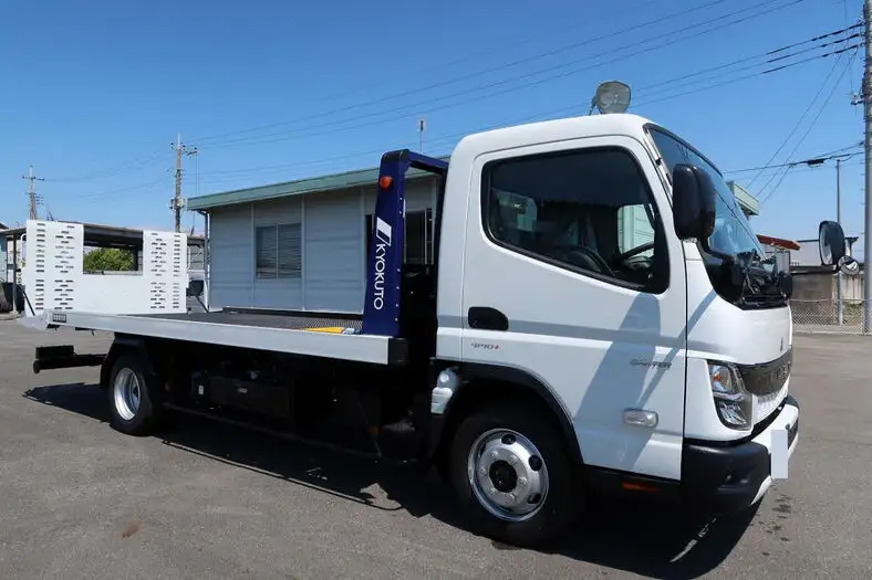 三菱 キャンター 小型 車両重機運搬 ラジコン ウインチの中古トラック画像3