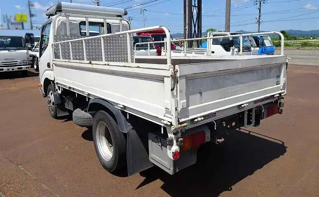 日野 デュトロ 小型 平ボディ 幌 TKG-XZC675Mの中古トラック画像3