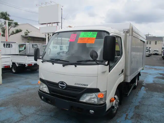日野 デュトロ 小型 アルミバン ボトルカー 床鉄板の中古トラック画像1