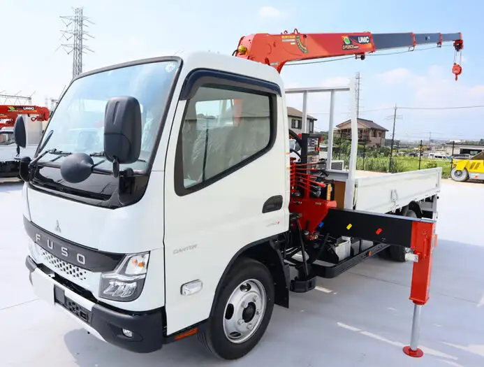 三菱 キャンター 小型 クレーン付 4段 ラジコンの中古トラック画像1