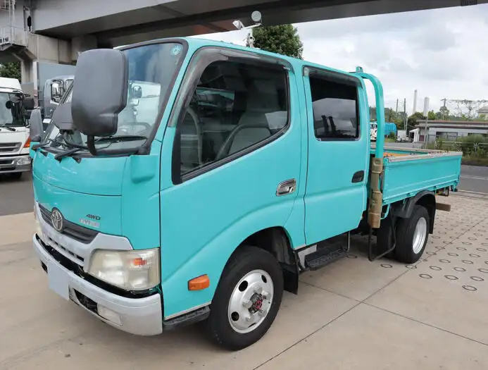 トヨタ ダイナ 小型 平ボディ Wキャブ 床鉄板 の中古トラック【車両No.150280】