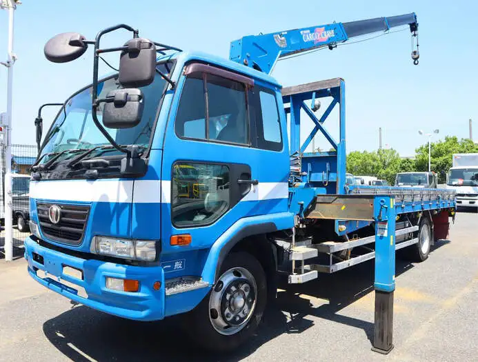 日産UD コンドル 中型/増トン クレーン付 床鉄板 3段の中古トラック画像1