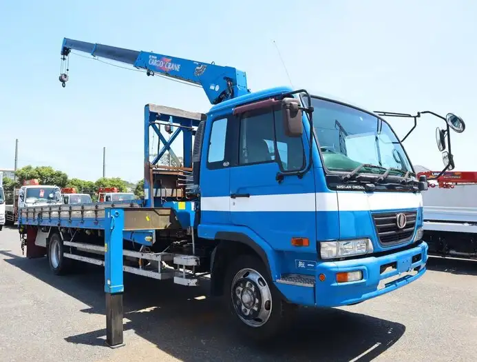 日産UD コンドル 中型/増トン クレーン付 床鉄板 3段の中古トラック画像2
